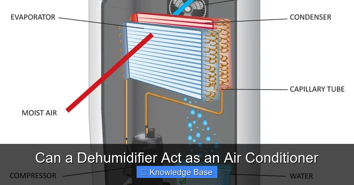Can a Dehumidifier Act as an Air Conditioner