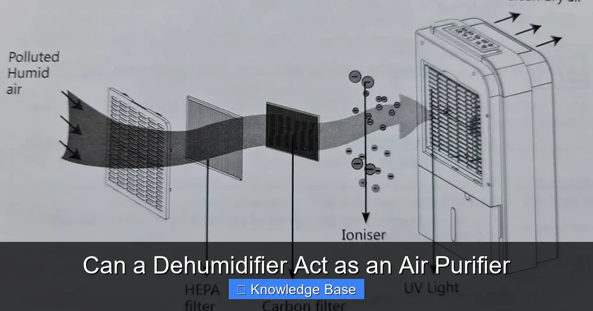 Can a Dehumidifier Act as an Air Purifier