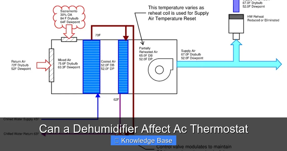 Can a Dehumidifier Affect Ac Thermostat