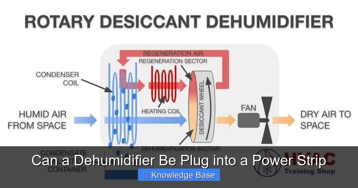 Can a Dehumidifier Be Plug into a Power Strip