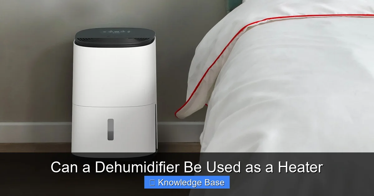 Can a Dehumidifier Be Used as a Heater