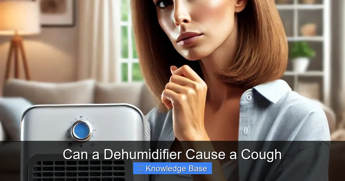 Can a Dehumidifier Cause a Cough