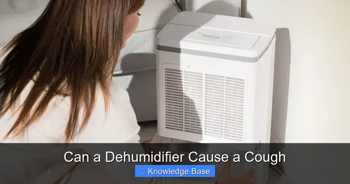 Can a Dehumidifier Cause a Cough