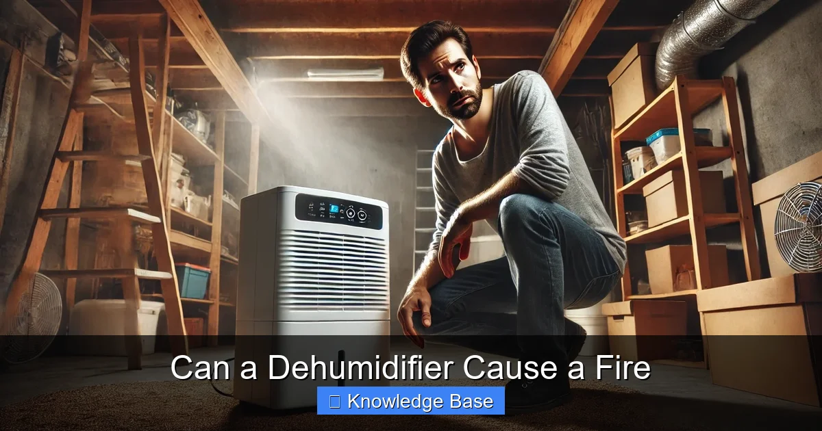 Can a Dehumidifier Cause a Fire