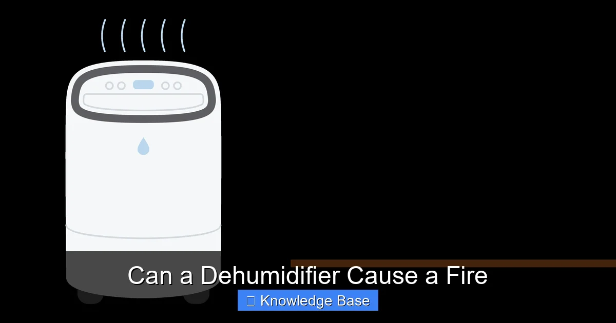 Can a Dehumidifier Cause a Fire