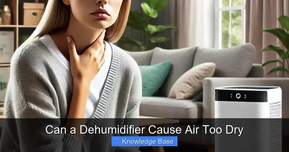 Can a Dehumidifier Cause Air Too Dry