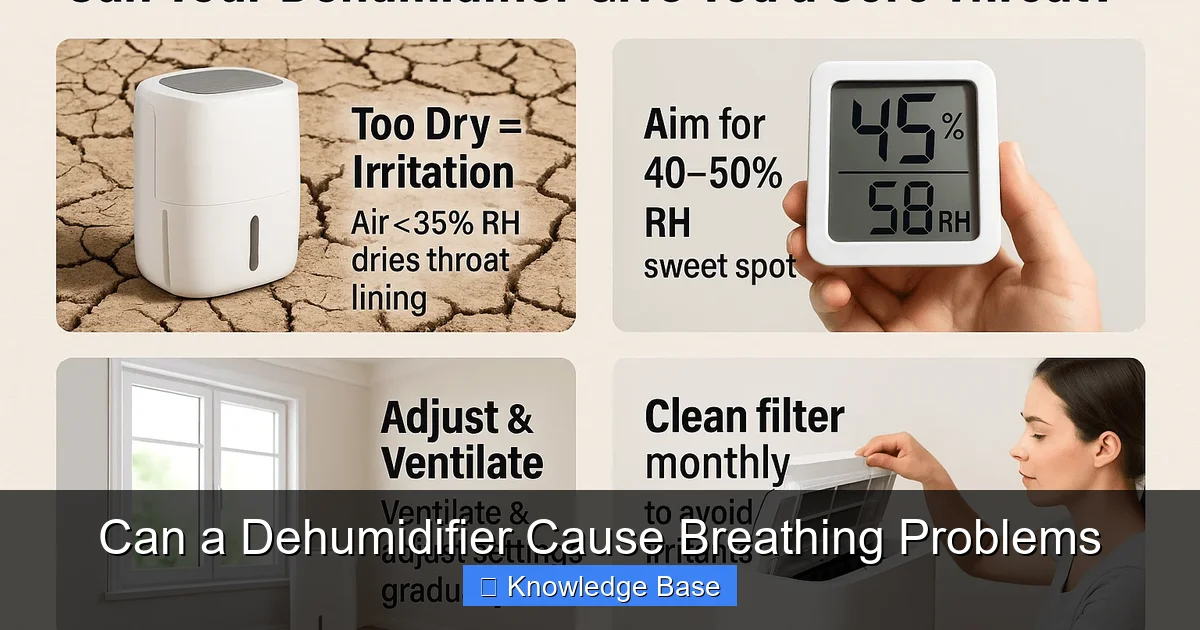 Can a Dehumidifier Cause Breathing Problems