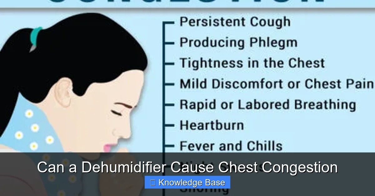 Can a Dehumidifier Cause Chest Congestion