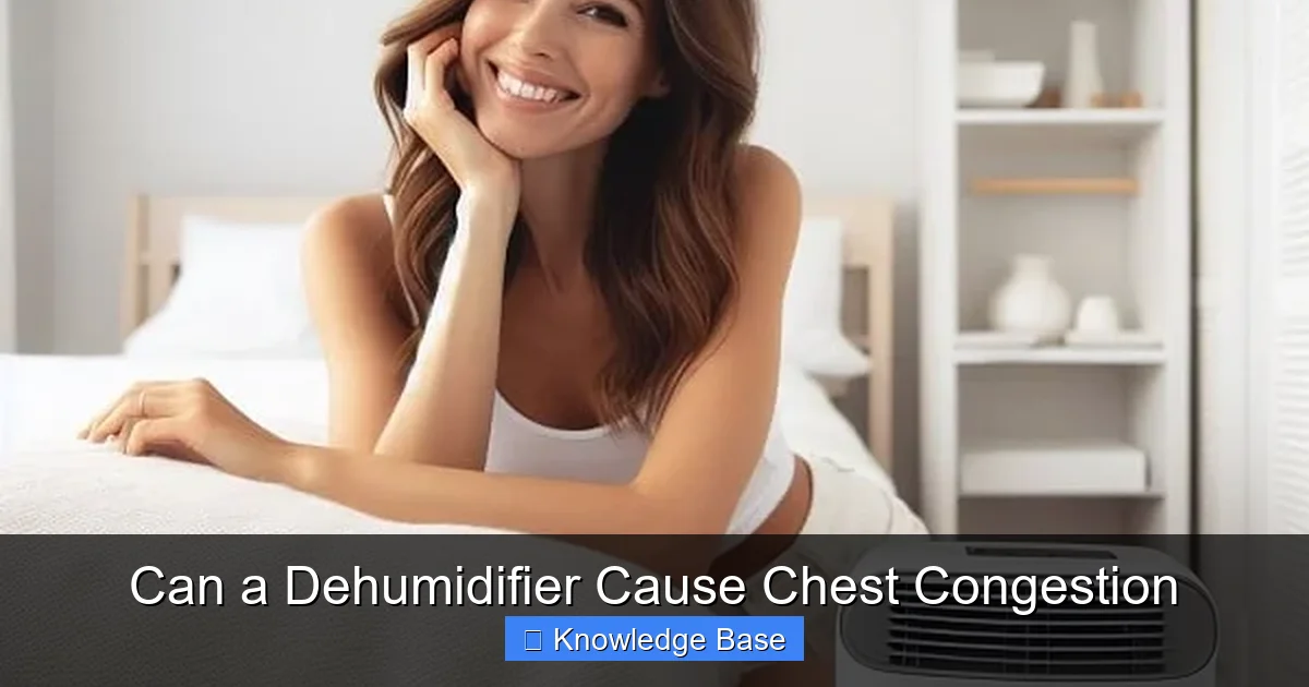 Can a Dehumidifier Cause Chest Congestion