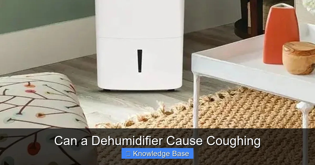 Can a Dehumidifier Cause Coughing