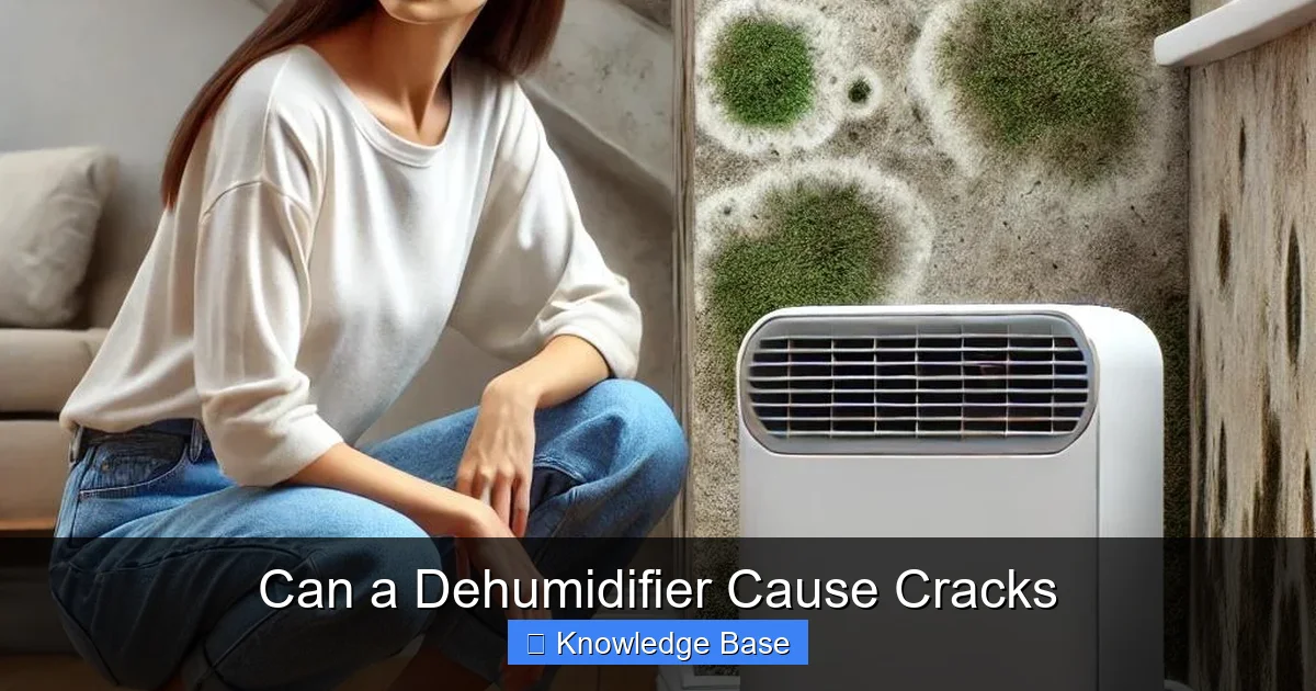 Can a Dehumidifier Cause Cracks