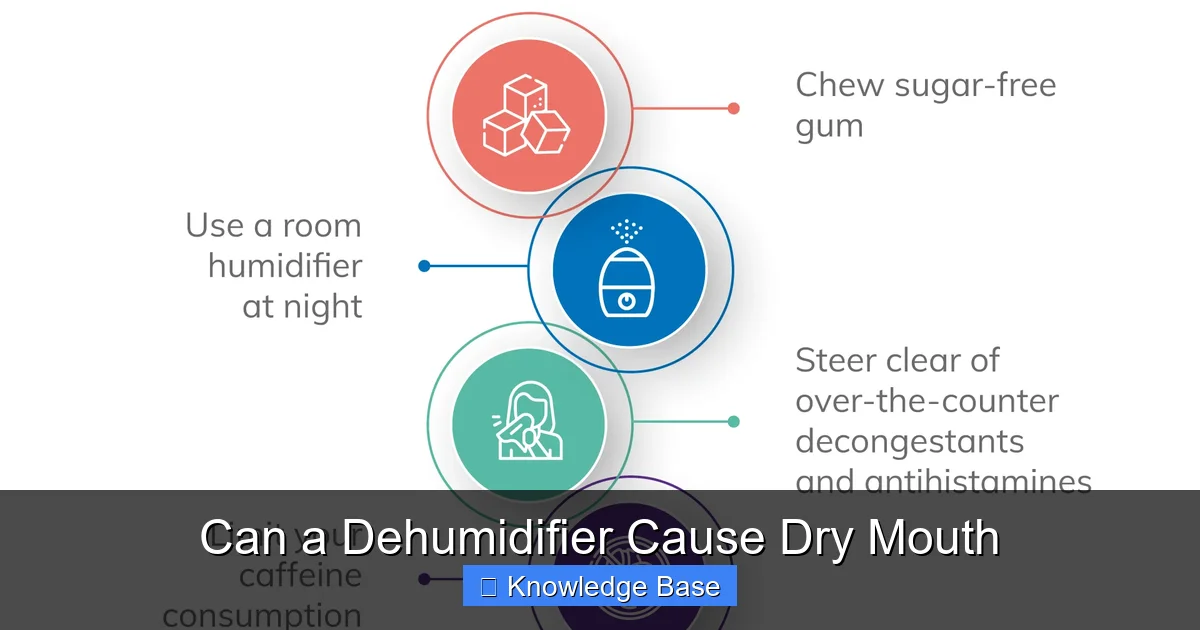 Can a Dehumidifier Cause Dry Mouth