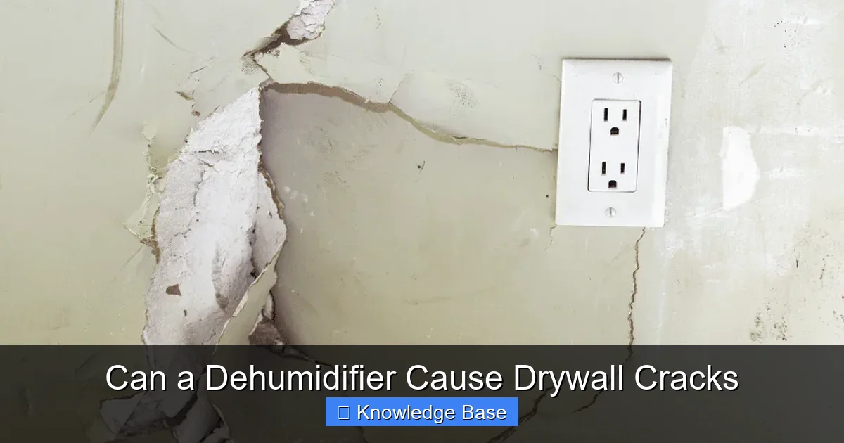 Can a Dehumidifier Cause Drywall Cracks