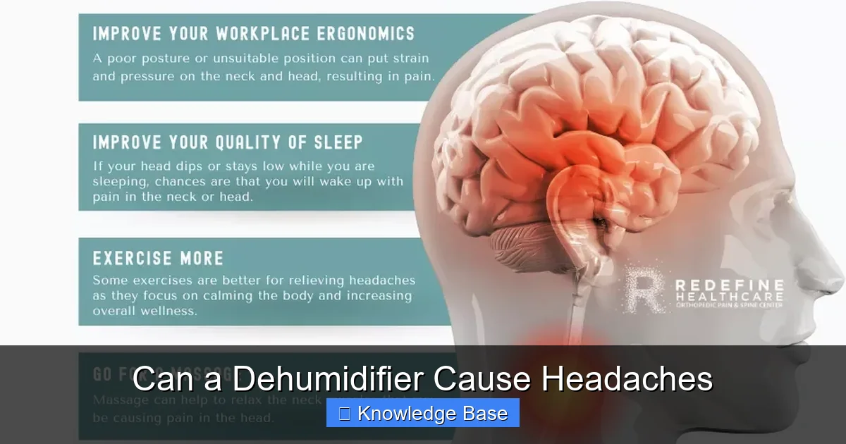 Can a Dehumidifier Cause Headaches