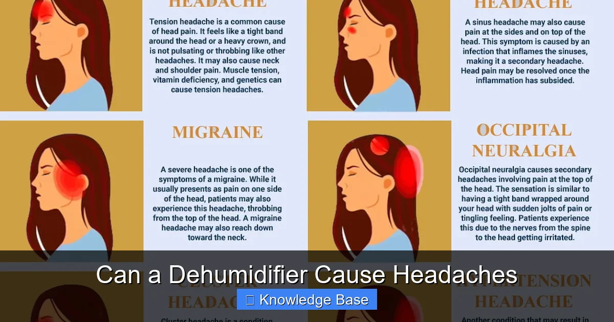 Can a Dehumidifier Cause Headaches