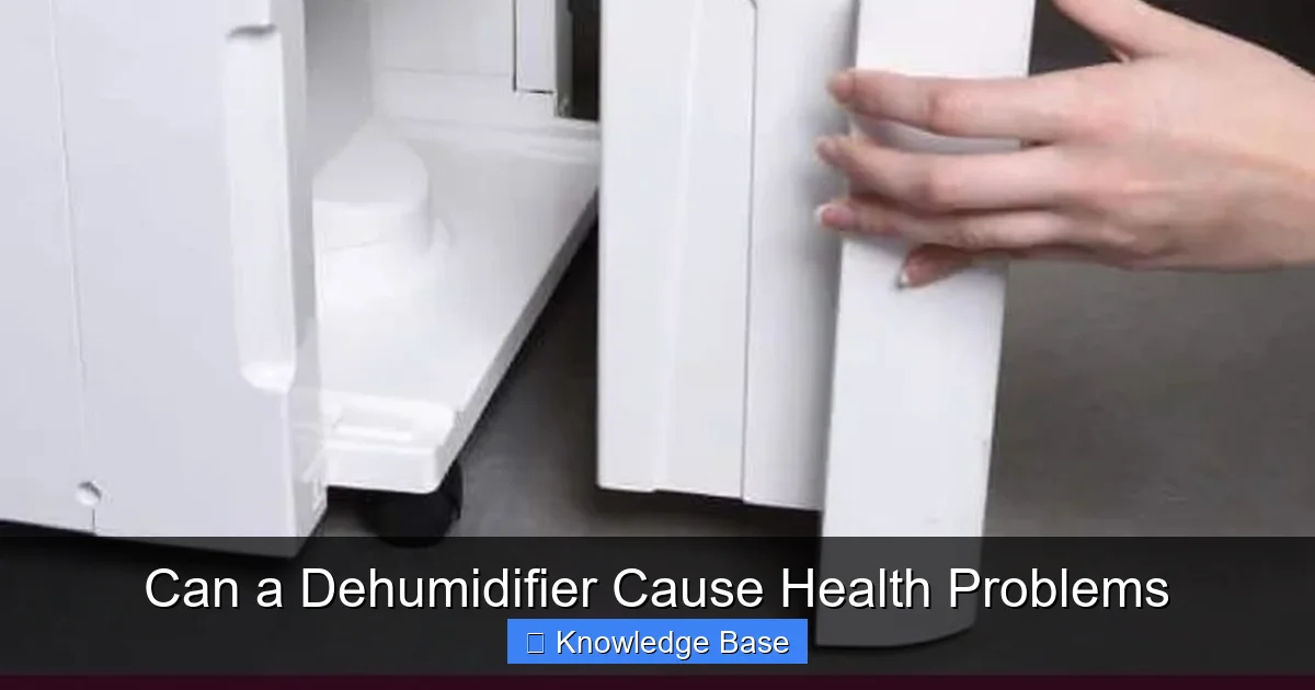 Can a Dehumidifier Cause Health Problems