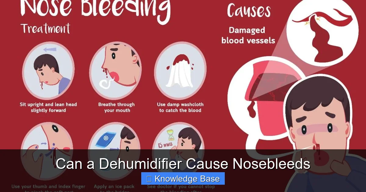 Can a Dehumidifier Cause Nosebleeds