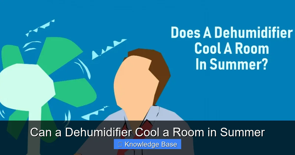 Can a Dehumidifier Cool a Room in Summer