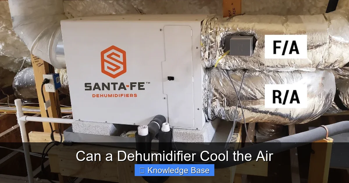 Can a Dehumidifier Cool the Air
