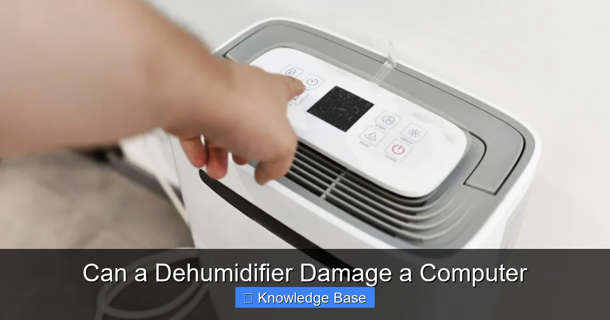 Can a Dehumidifier Damage a Computer