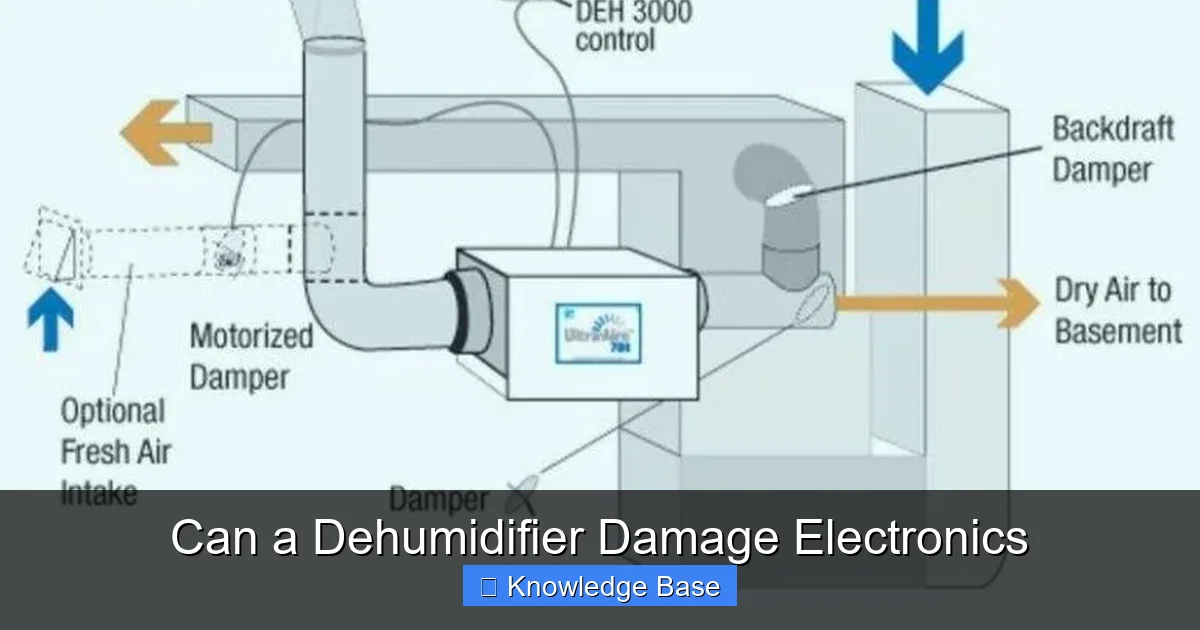 Can a Dehumidifier Damage Electronics