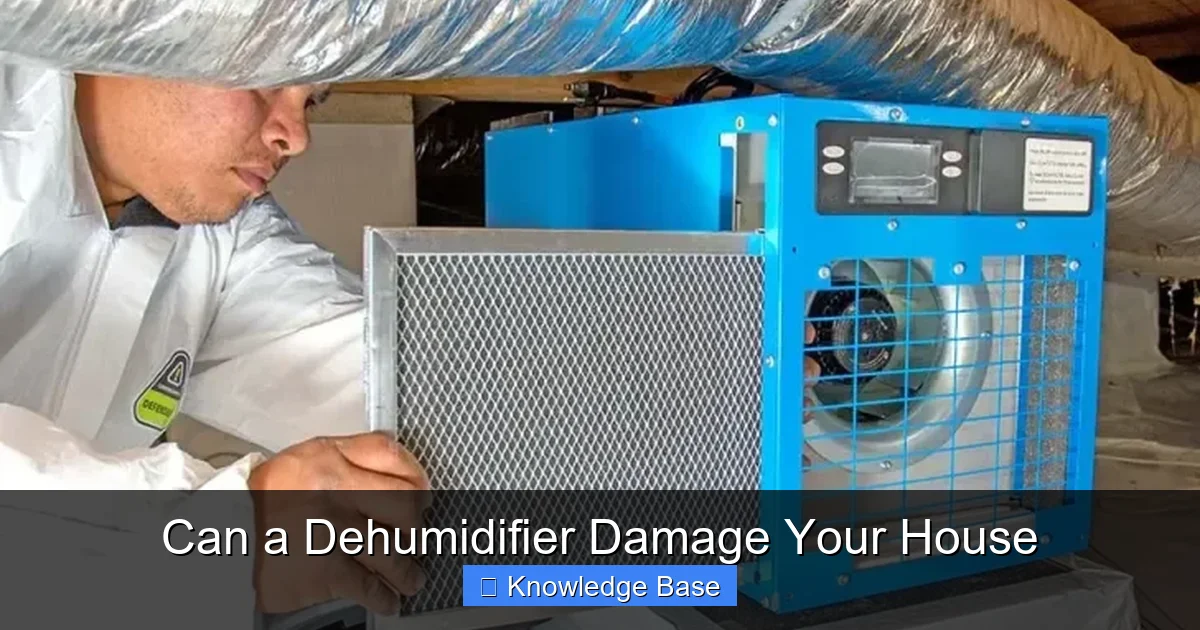 Can a Dehumidifier Damage Your House