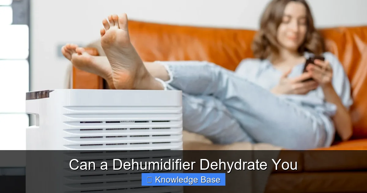 Can a Dehumidifier Dehydrate You