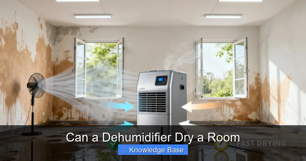 Can a Dehumidifier Dry a Room
