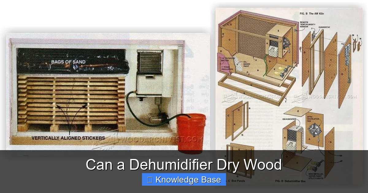 Can a Dehumidifier Dry Wood