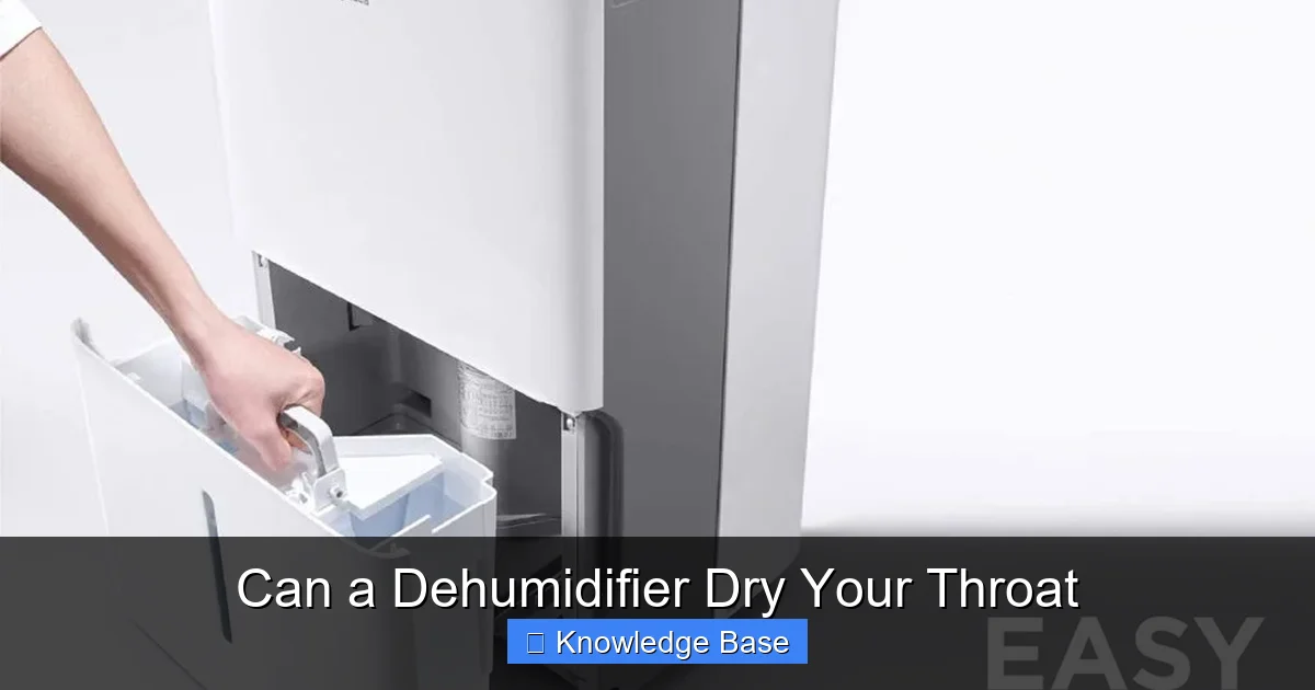 Can a Dehumidifier Dry Your Throat
