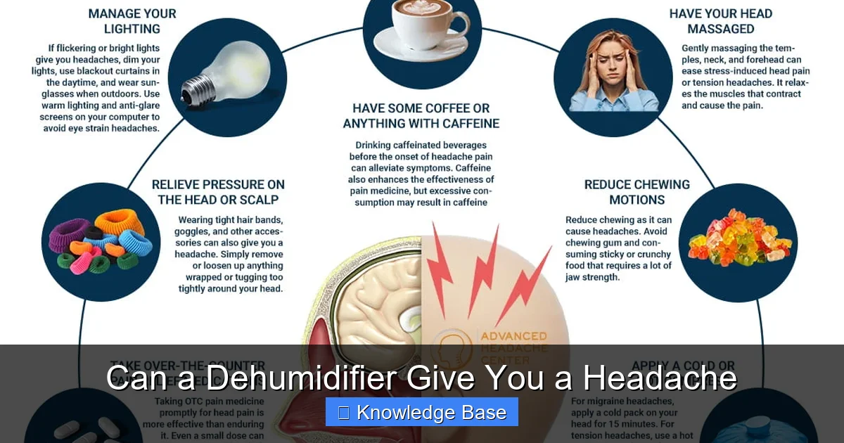 Can a Dehumidifier Give You a Headache