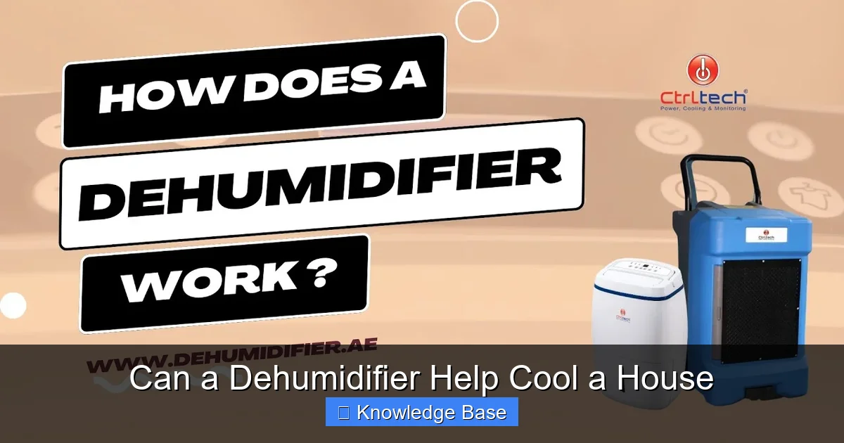 Can a Dehumidifier Help Cool a House
