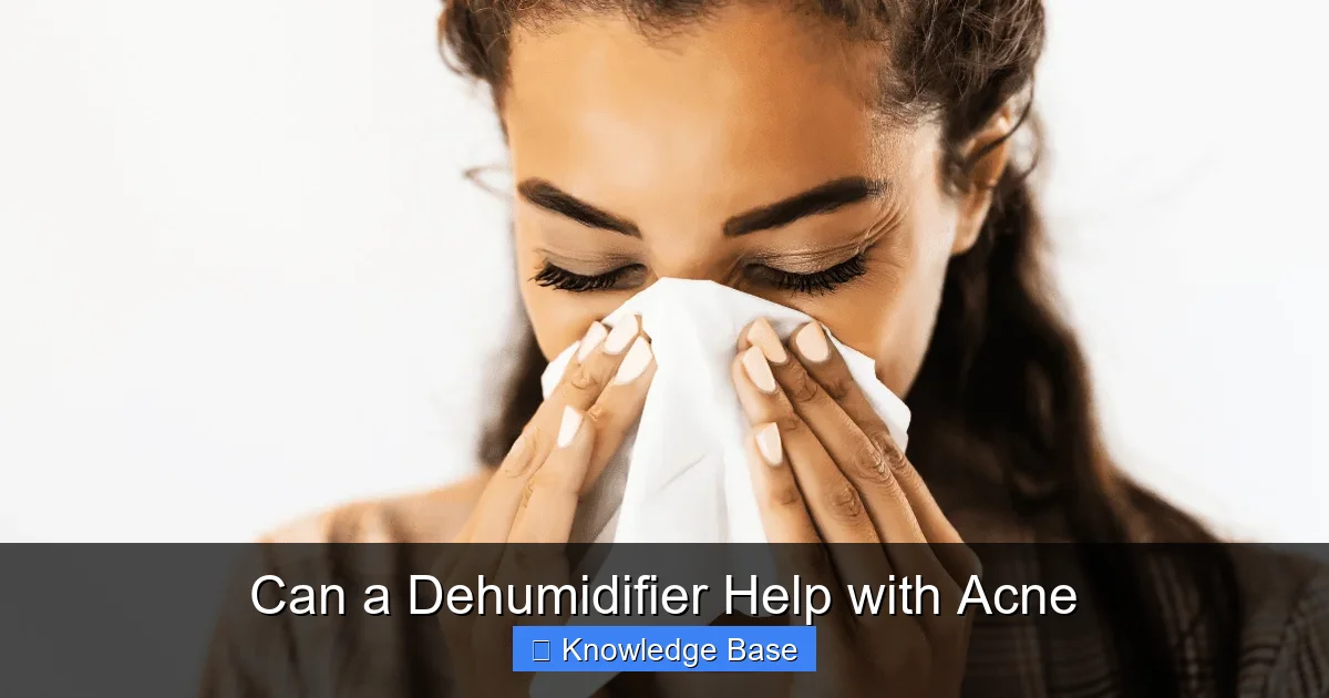 Can a Dehumidifier Help with Acne
