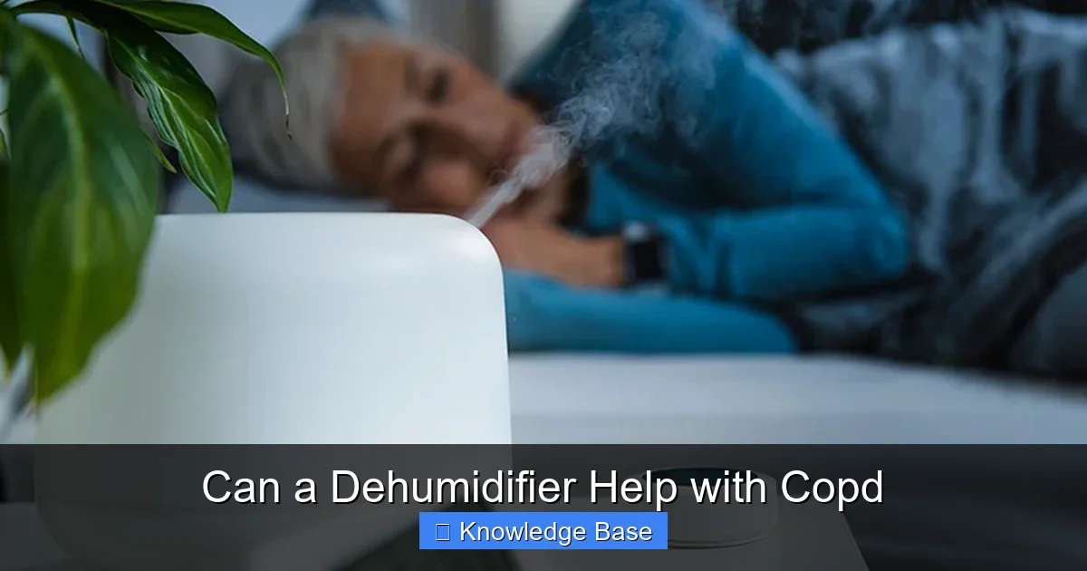 Can a Dehumidifier Help with Copd