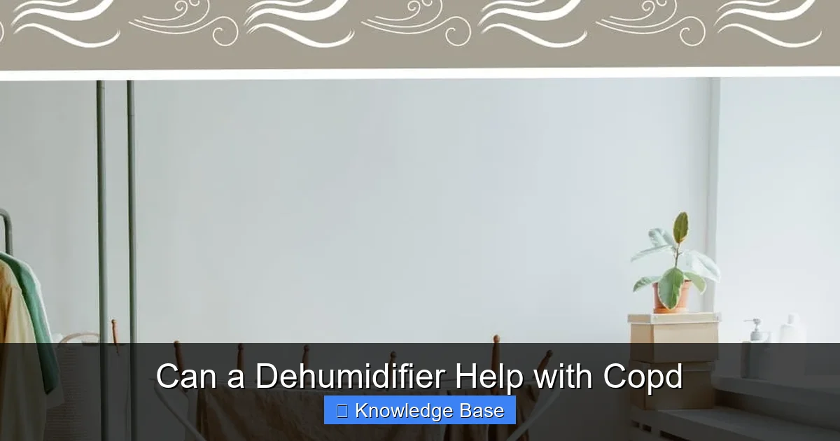 Can a Dehumidifier Help with Copd