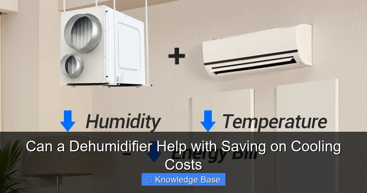 Can a Dehumidifier Help with Saving on Cooling Costs