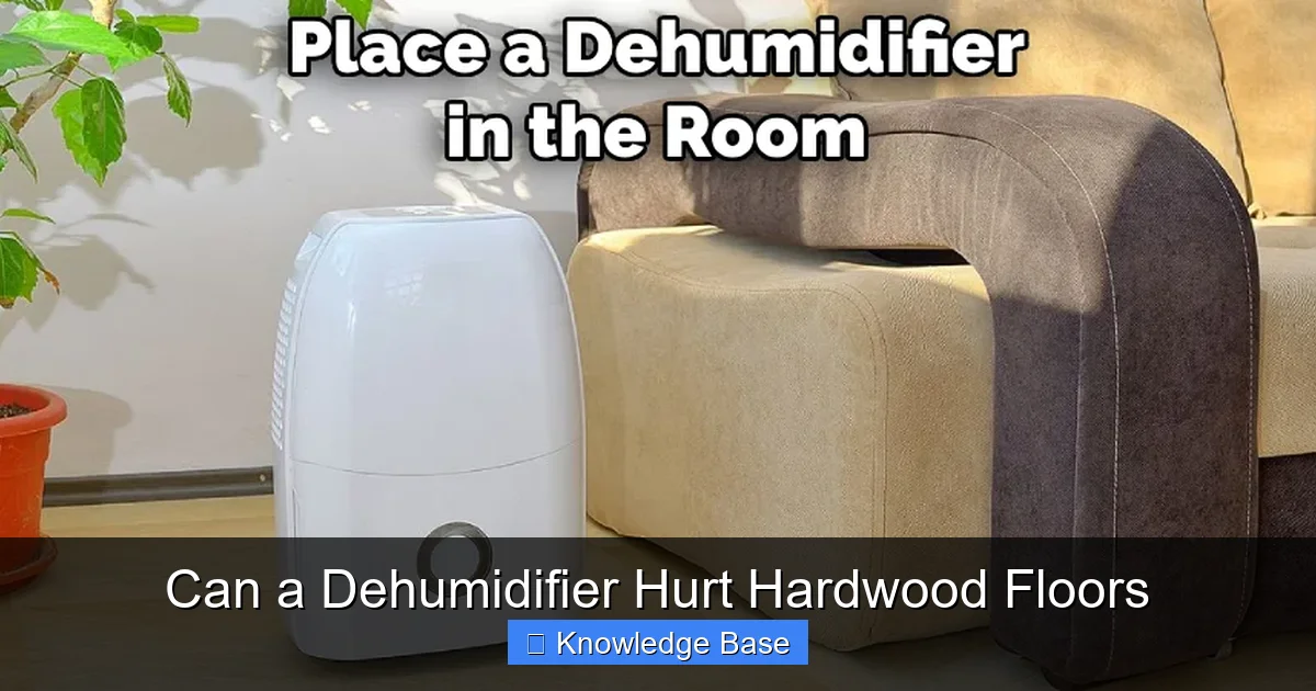 Can a Dehumidifier Hurt Hardwood Floors