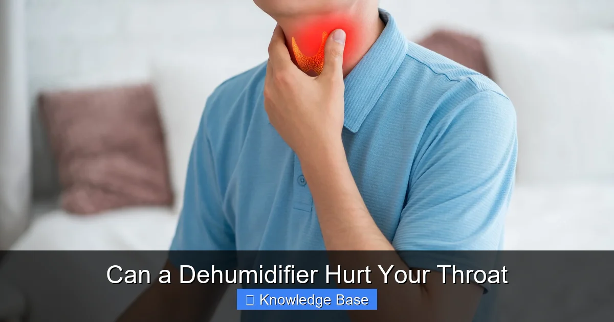Can a Dehumidifier Hurt Your Throat