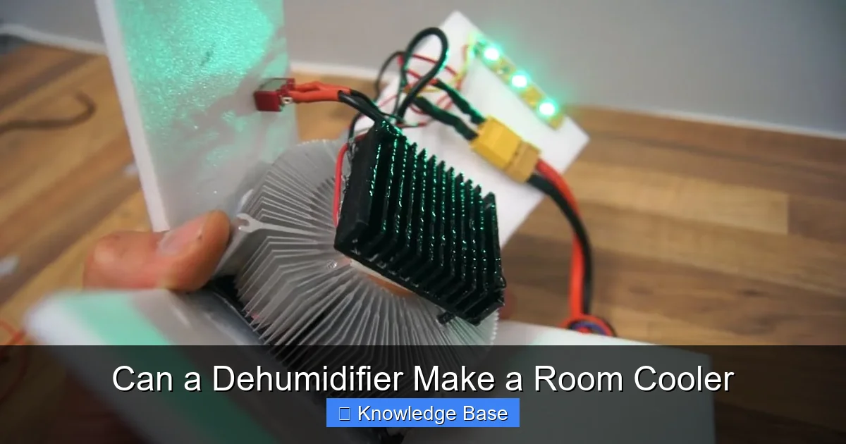 Can a Dehumidifier Make a Room Cooler