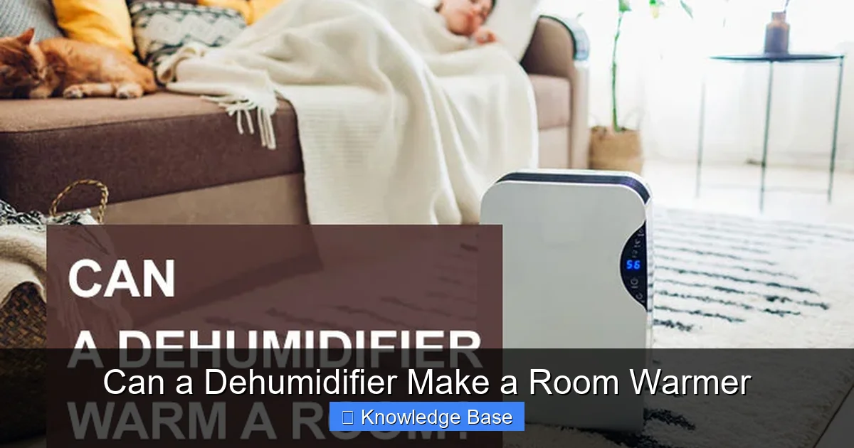 Can a Dehumidifier Make a Room Warmer