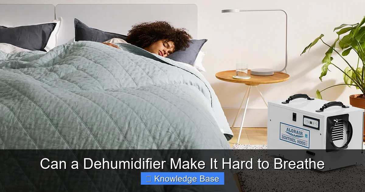Can a Dehumidifier Make It Hard to Breathe