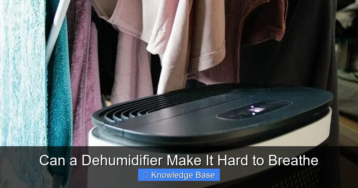 Can a Dehumidifier Make It Hard to Breathe