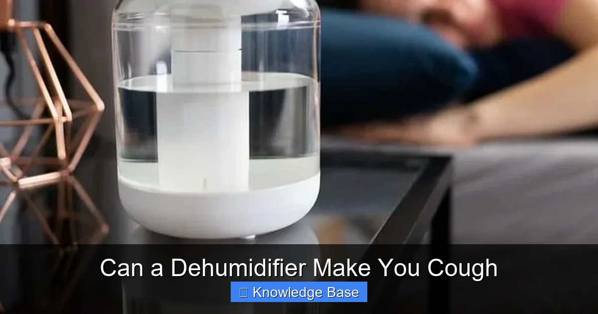 Can a Dehumidifier Make You Cough