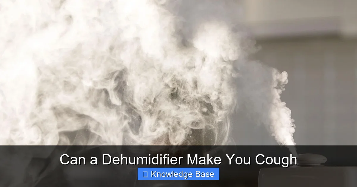 Can a Dehumidifier Make You Cough