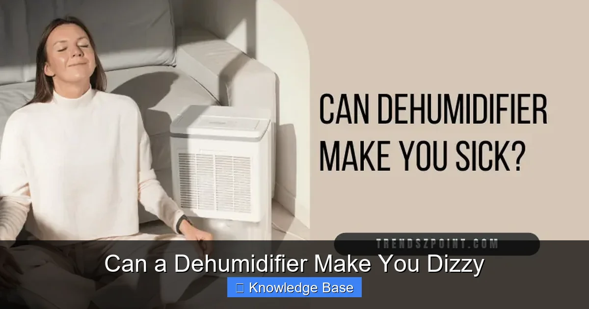 Can a Dehumidifier Make You Dizzy