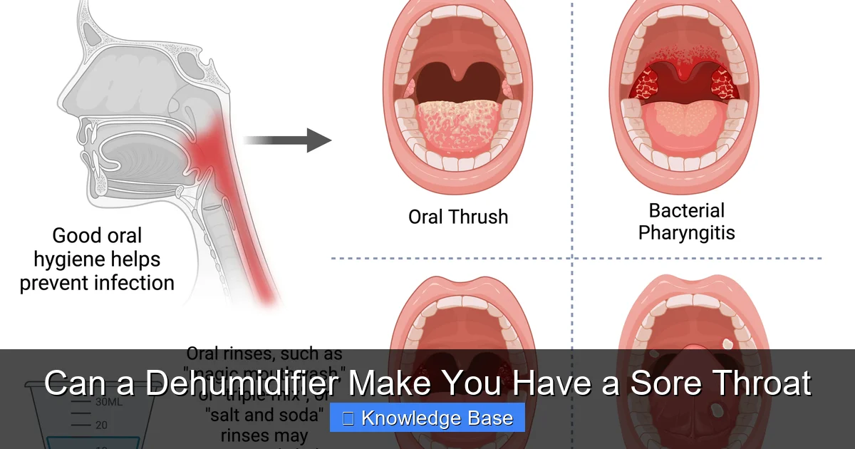 Can a Dehumidifier Make You Have a Sore Throat