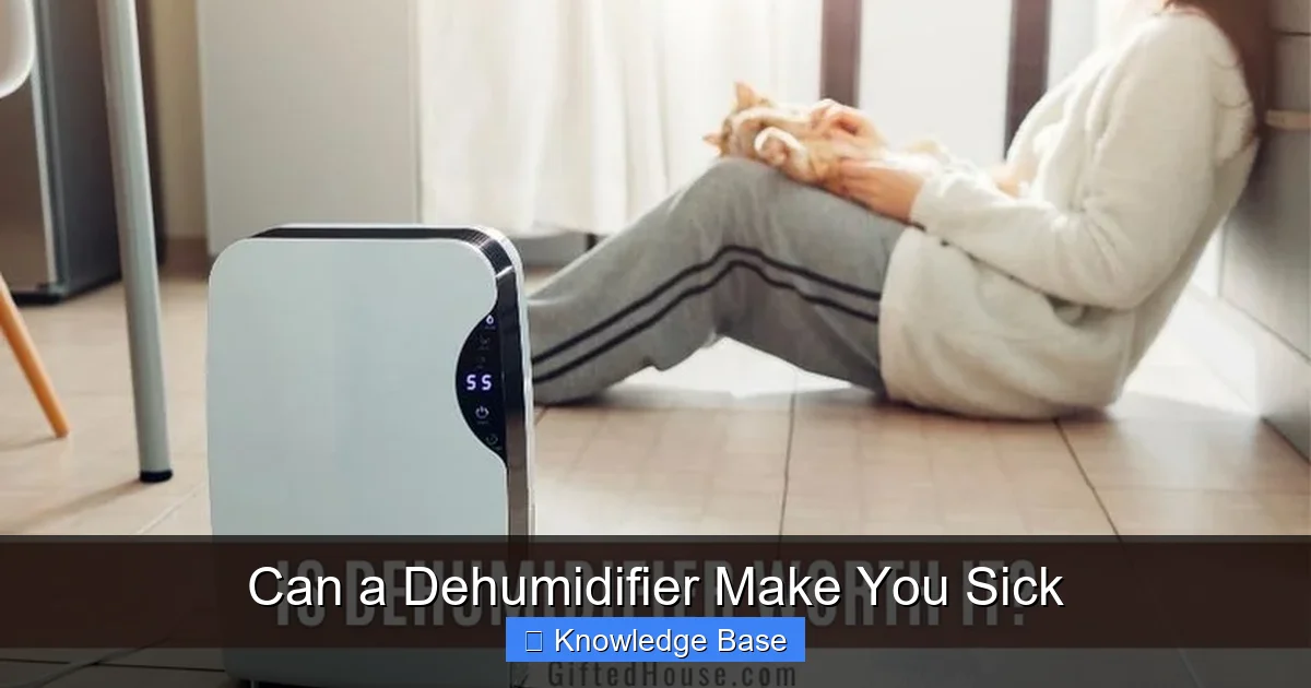 Can a Dehumidifier Make You Sick