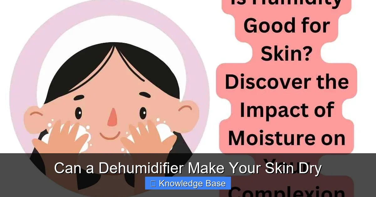 Can a Dehumidifier Make Your Skin Dry