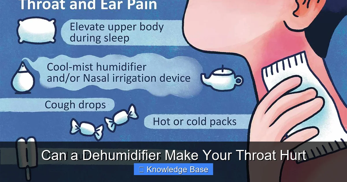 Can a Dehumidifier Make Your Throat Hurt