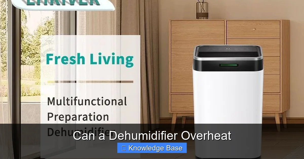 Can a Dehumidifier Overheat